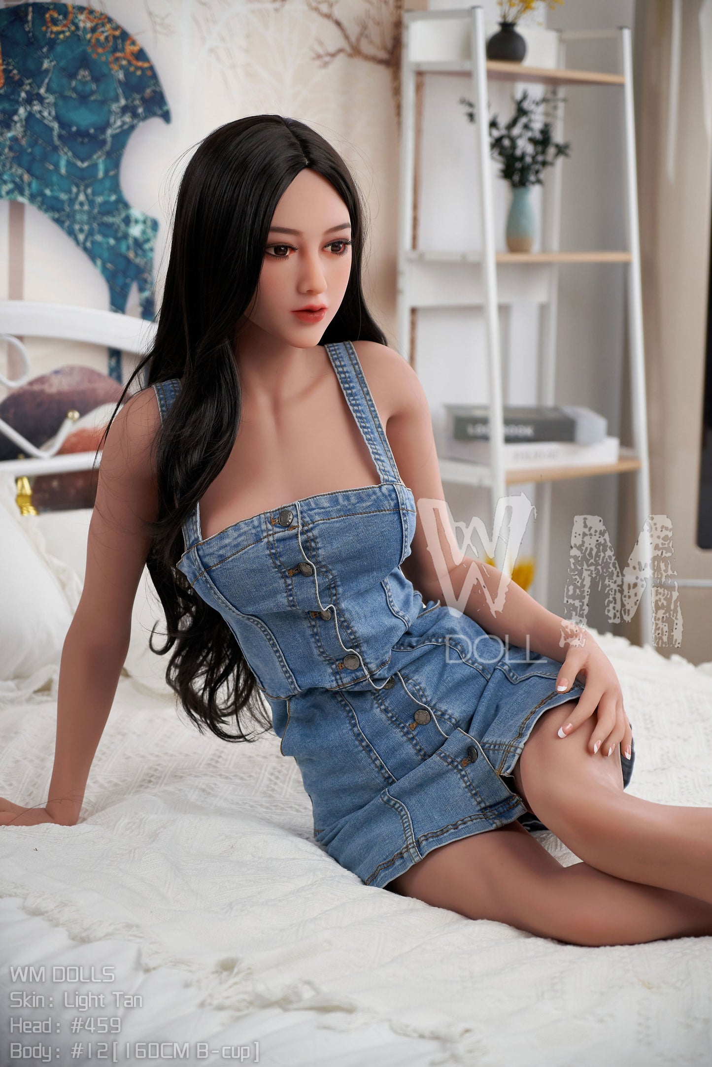 160cm/5ft3 B-cup TPE Beautiful Small Boobs Sex Doll with #459 Head
