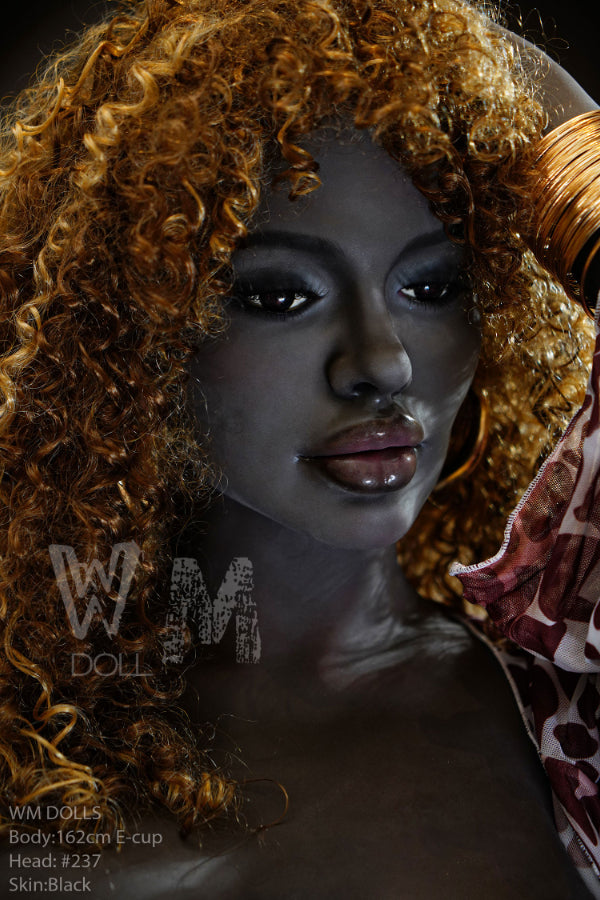 162cm/5ft4 E-Cup High Quality Black Sex Doll with #237 Head