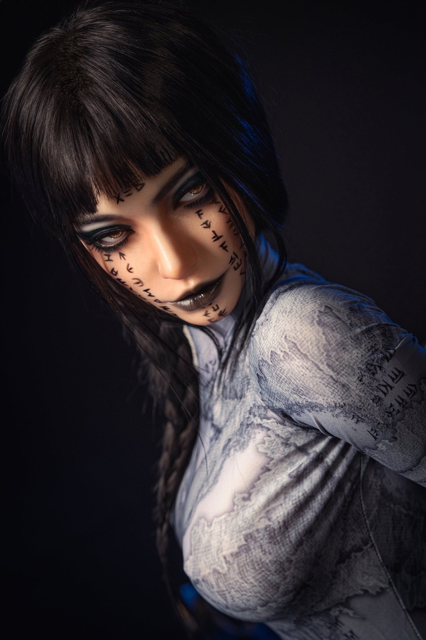 166cm/5ft5 C-cup Medium Breast Silicone Head Sex Doll  M7-1