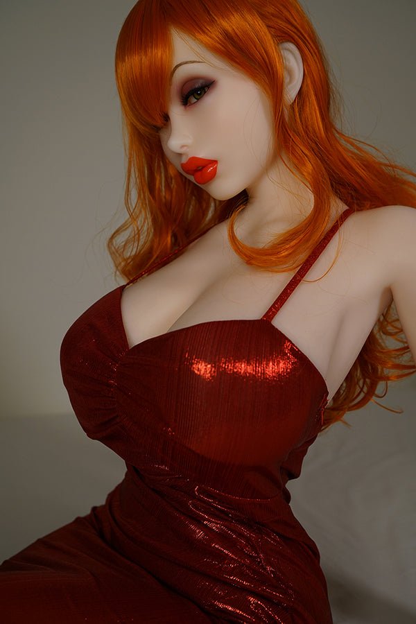 150cm/4ft11 Thick Huge Tits K-cup Anime Full Silicone Sex Doll - Jessica