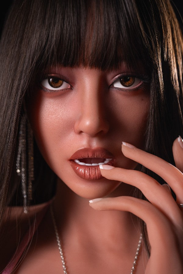 162cm/5ft3 H-cup Latina Silicone head Sex Doll - #662