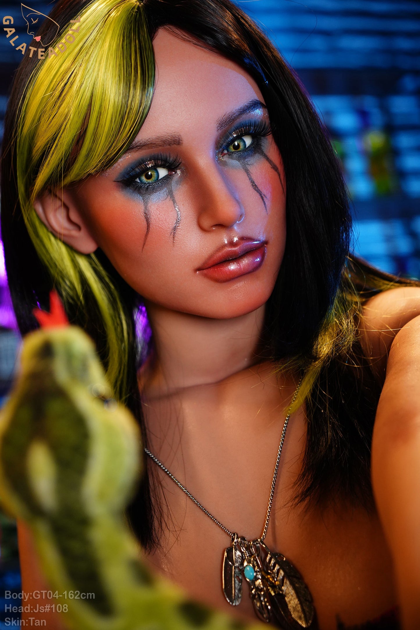 162cm/5ft4 E-cup Real Skin Texture Silicone Halloween Sex Doll GT04 – JS108 Tan