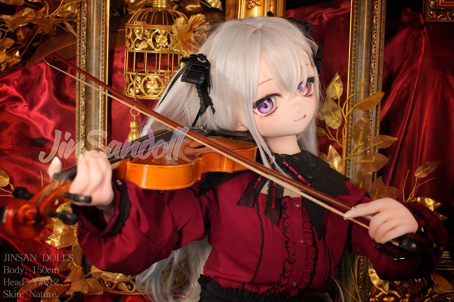 150cm/4ft11 A-cup Anime TPE Sex Doll with #Y012 Head