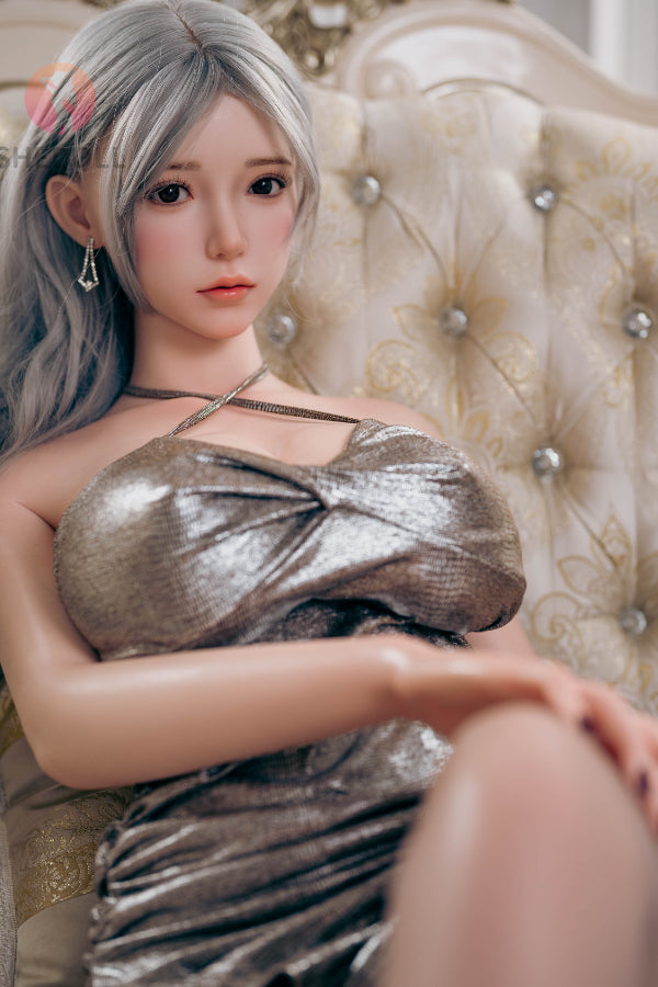 163cm/5ft4 H-cup Silicone Head Sex Doll - Chuyue
