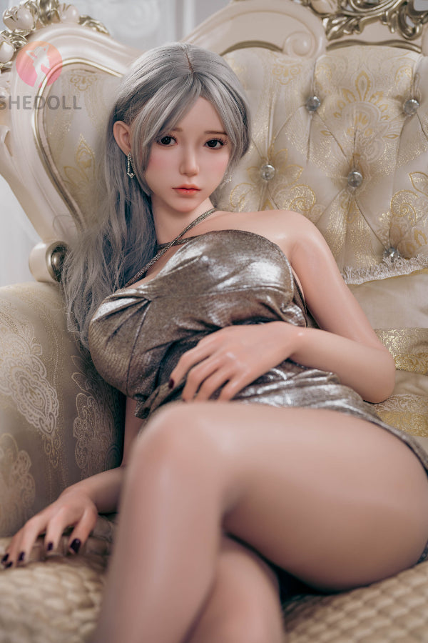 163cm/5ft4 H-cup Silicone Head Sex Doll - Chuyue