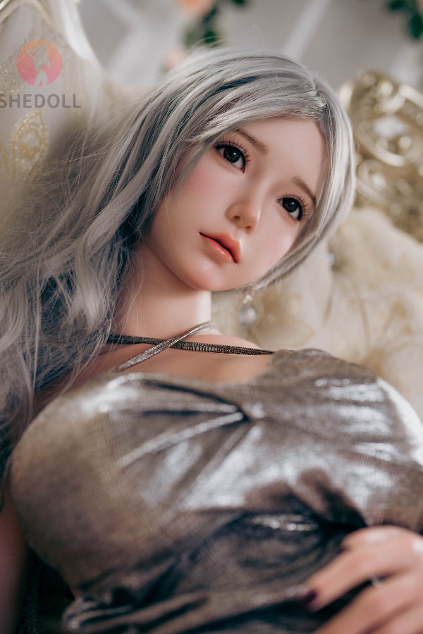 163cm/5ft4 H-cup Silicone Head Sex Doll - Chuyue