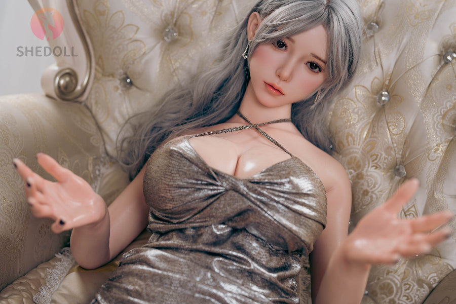 163cm/5ft4 H-cup Silicone Head Sex Doll - Chuyue