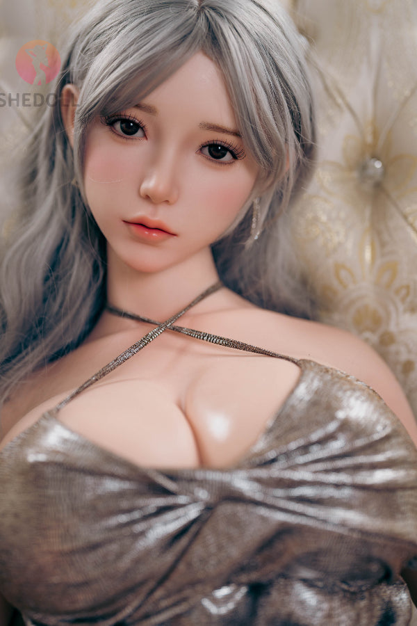 163cm/5ft4 H-cup Silicone Head Sex Doll - Chuyue