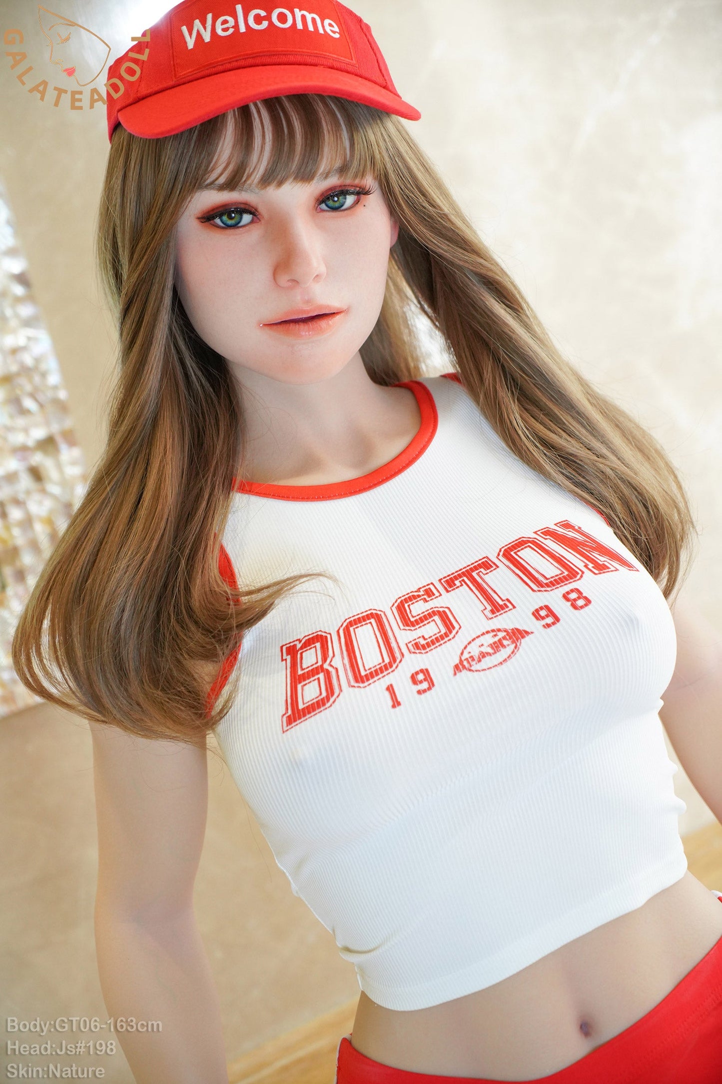 163cm/5ft4 E-cup Real Skin Texture Full Silicone Sex Doll GT06 – JS198 Nature