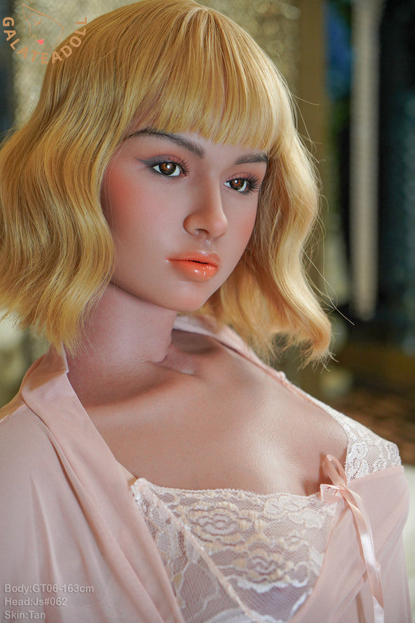 163cm/5ft4 E-cup Real Skin Texture Silicone Sex Doll GT06 – JS062 Tan