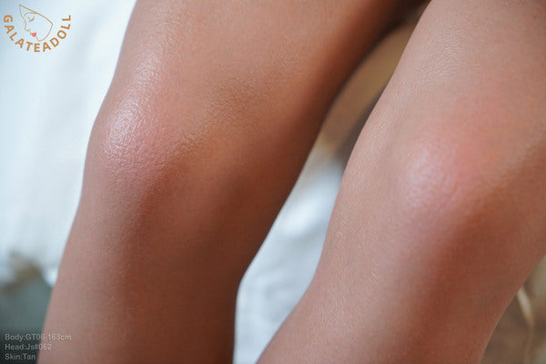 163cm/5ft4 E-cup Real Skin Texture Silicone Sex Doll GT06 – JS062 Tan