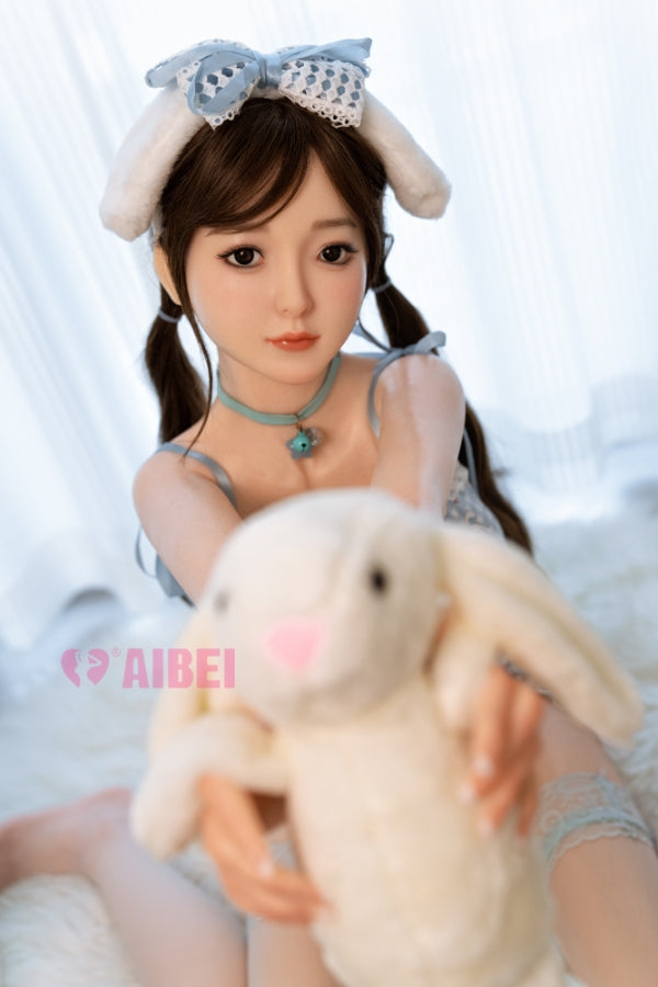 151cm/4ft11 D-Cup Cute Silicone Sex Doll #AB2 Yui White