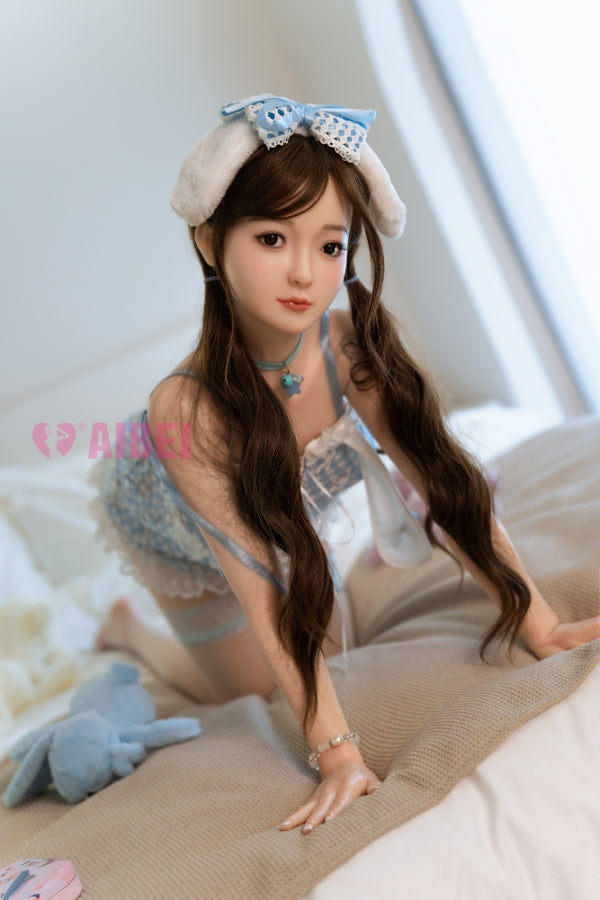 151cm/4ft11 D-Cup Cute Silicone Sex Doll #AB2 Yui White