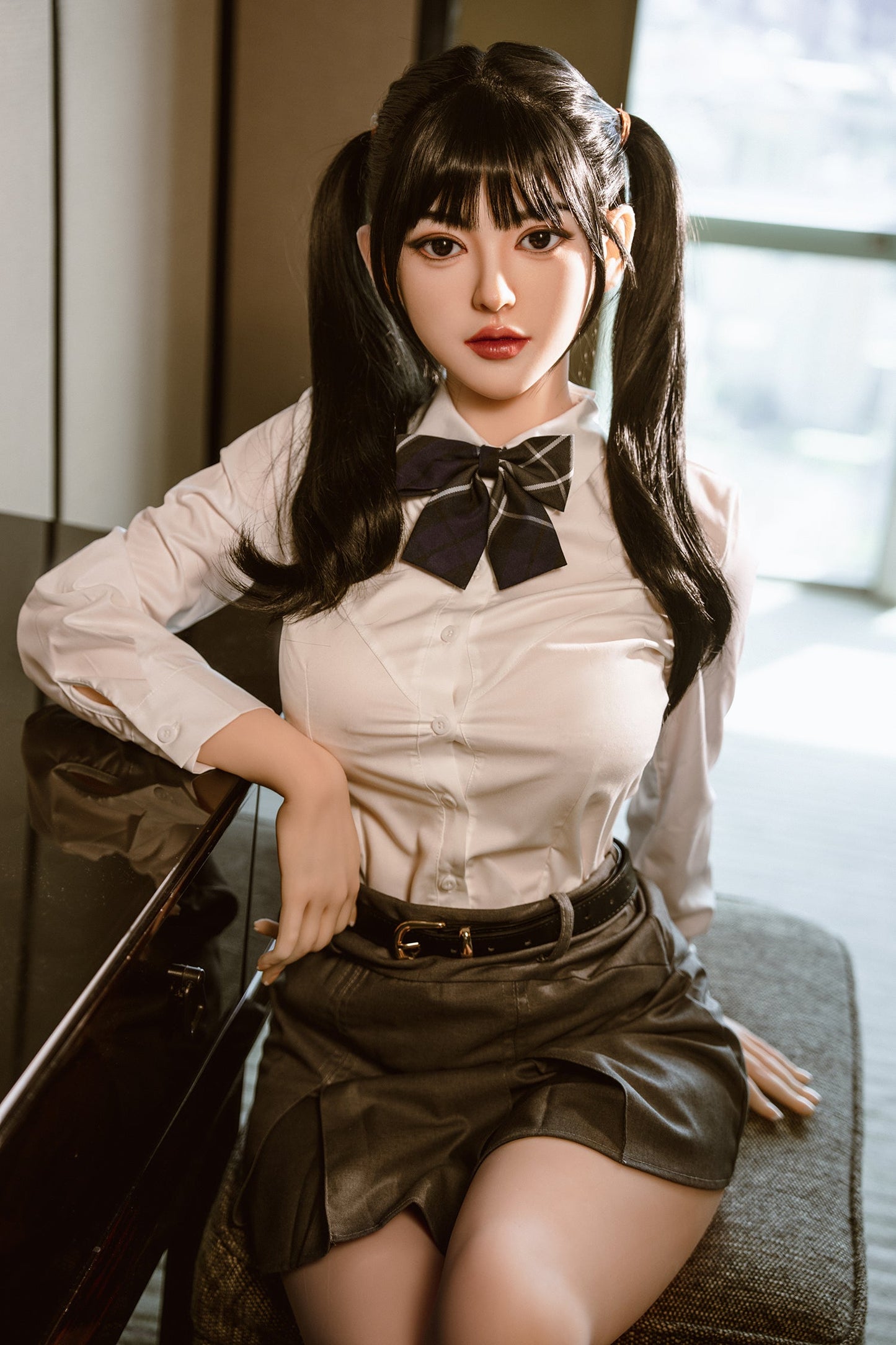 160cm/5ft3 C-cup Cute Silicone Head Sex Doll – #290