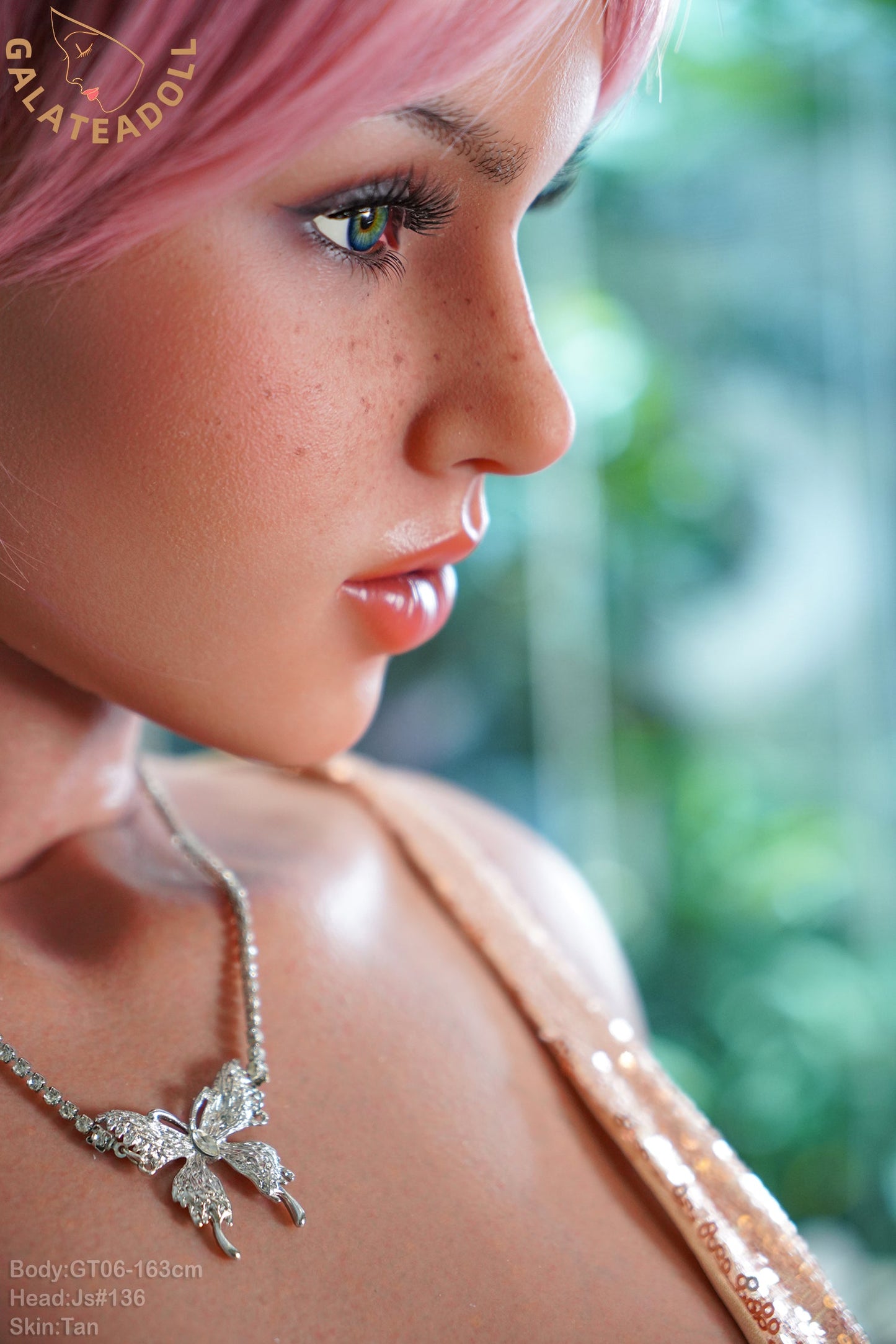 163cm/5ft4 E-cup Real Skin Texture Silicone Sex Doll GT06 – JS136 Tan