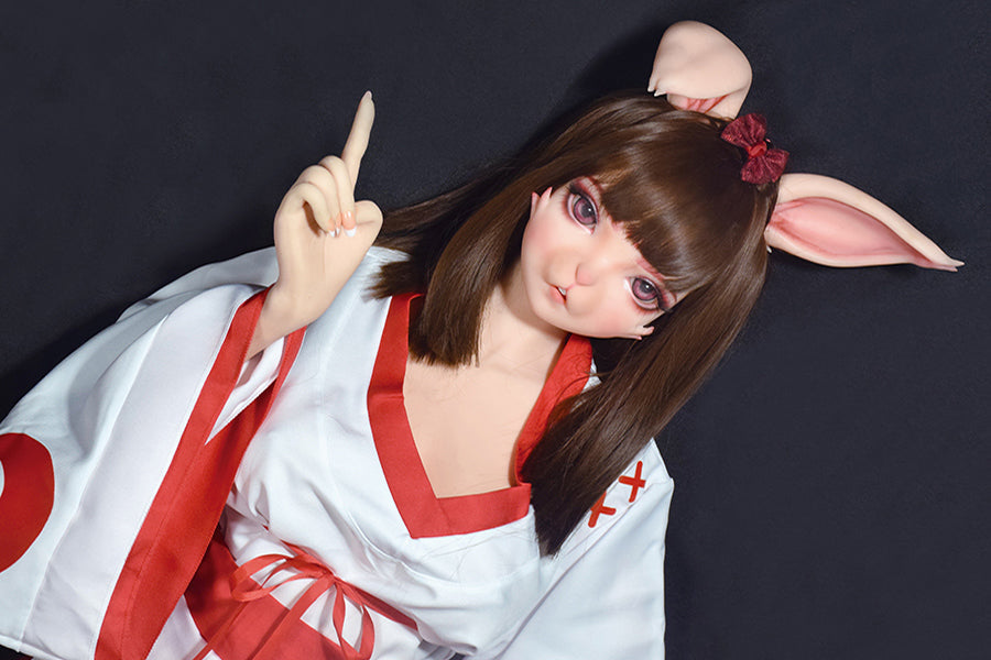 150cm/4ft11 Hentai Animal Furry Anime Silicone Sex Doll - Aida Rina Rabbit