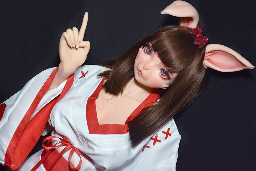150cm/4ft11 Hentai Animal Furry Anime Silicone Sex Doll - Aida Rina Rabbit