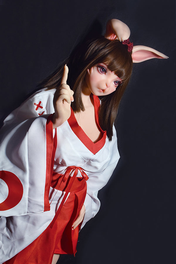 150cm/4ft11 Hentai Animal Furry Anime Silicone Sex Doll - Aida Rina Rabbit