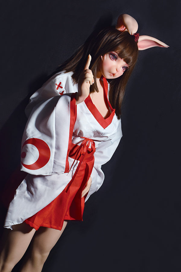 150cm/4ft11 Hentai Animal Furry Anime Silicone Sex Doll - Aida Rina Rabbit