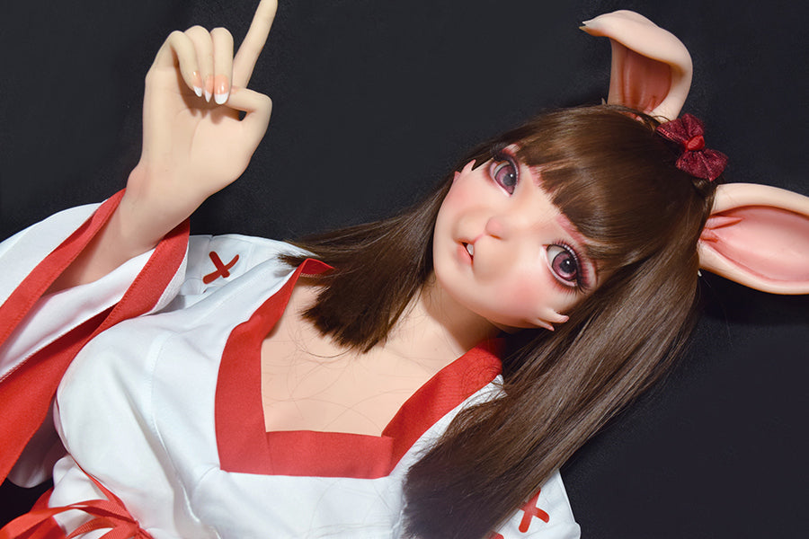 150cm/4ft11 Hentai Animal Furry Anime Silicone Sex Doll - Aida Rina Rabbit