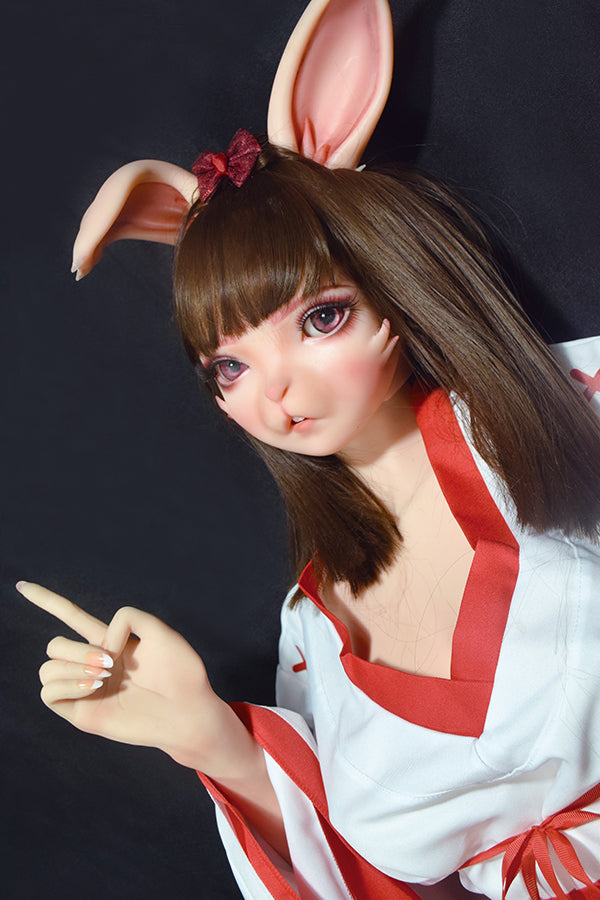 150cm/4ft11 Hentai Animal Furry Anime Silicone Sex Doll - Aida Rina Rabbit