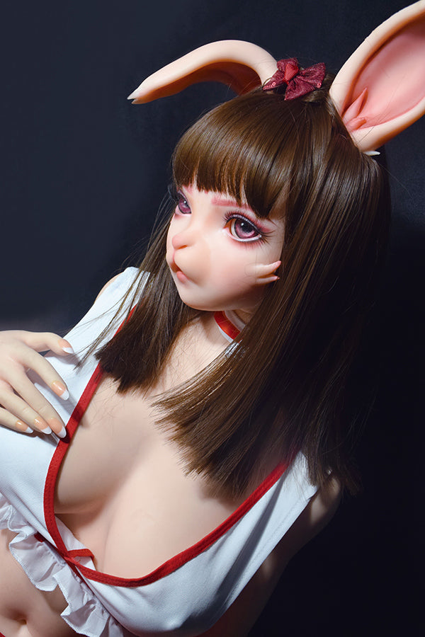 150cm/4ft11 Hentai Animal Furry Anime Silicone Sex Doll - Aida Rina Rabbit