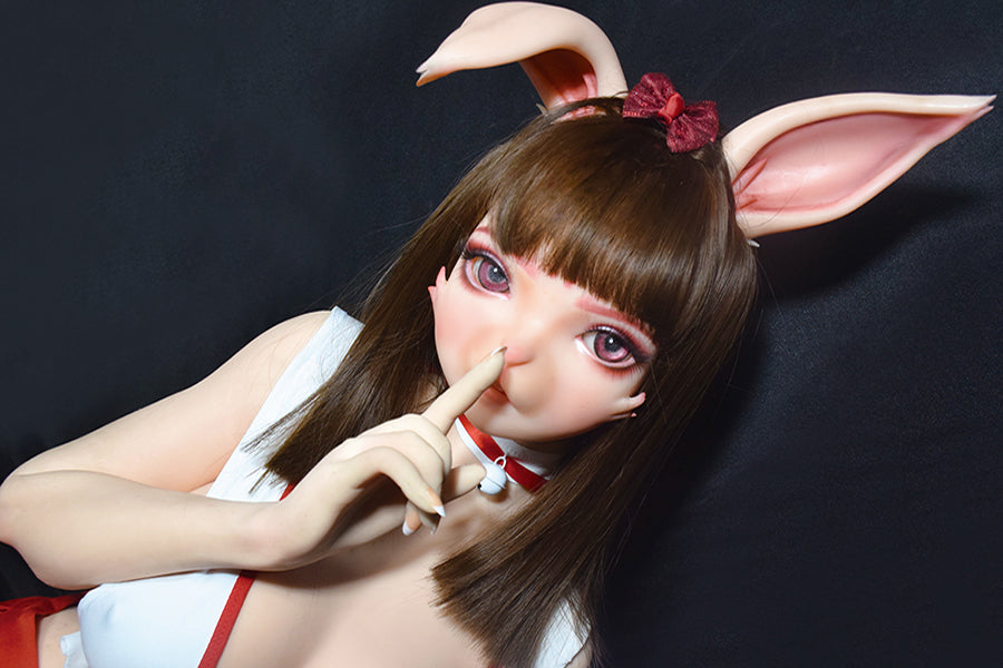 150cm/4ft11 Hentai Animal Furry Anime Silicone Sex Doll - Aida Rina Rabbit