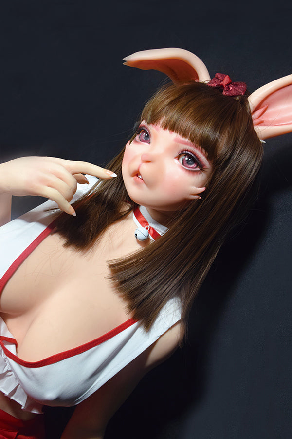 150cm/4ft11 Hentai Animal Furry Anime Silicone Sex Doll - Aida Rina Rabbit