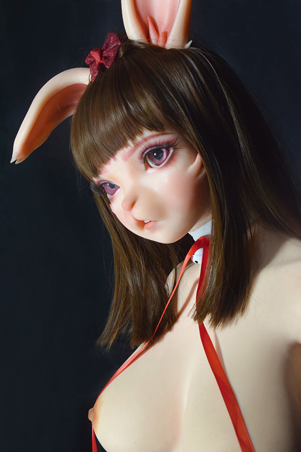 150cm/4ft11 Hentai Animal Furry Anime Silicone Sex Doll - Aida Rina Rabbit