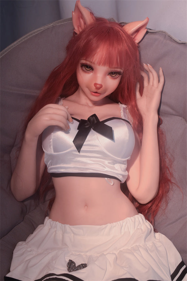 150cm/4ft11 Fox Anime Silicone Furry Hentai Sex Doll - Kateda Koharu