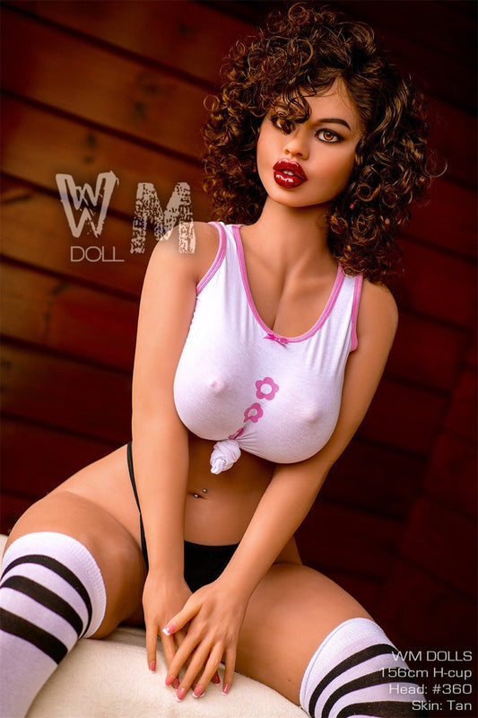 156cm/5ft1 H-Cup High-End Thick Lip TPE Sex Doll with #360 Head