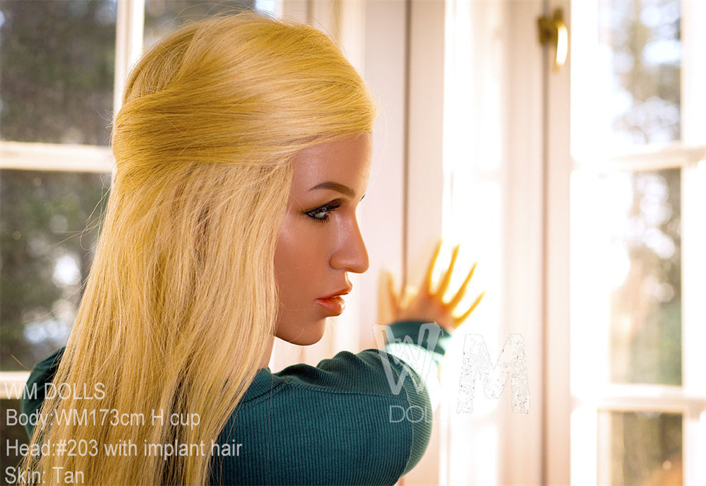 173cm/5ft8 H-Cup Pretty BBW Big Booty TPE Sex Doll with #203 Head