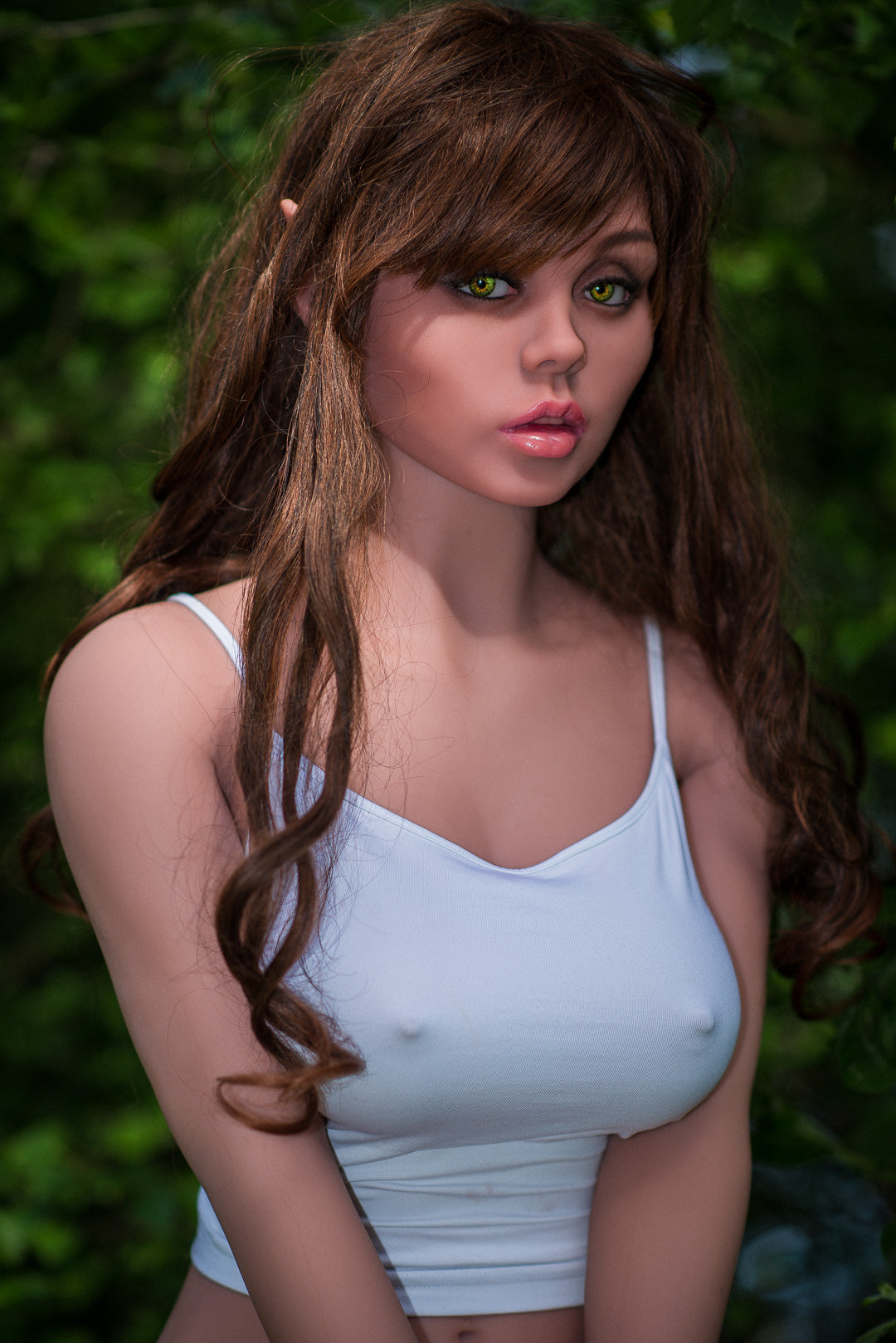 160cm/5ft3 D-Cup Medium Boobs Big Booty Elf TPE Sex Doll with #172 Head