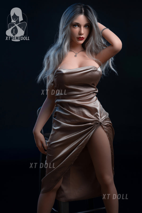 158cm/5ft2 F-cup Silicone Head Sex Doll - Mercat