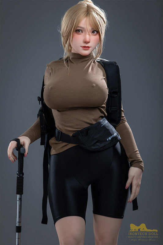 US In Stock - 165cm/5ft5 G-Cup Japanese Full Body Tall Silicone Sex Doll - S32 Kitty Natural