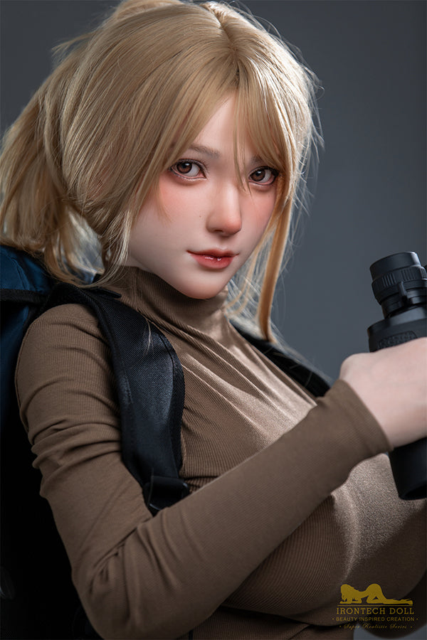 165cm/5ft5 G-Cup Japanese Full Body Tall Silicone Sex Doll - S32 Kitty Natural