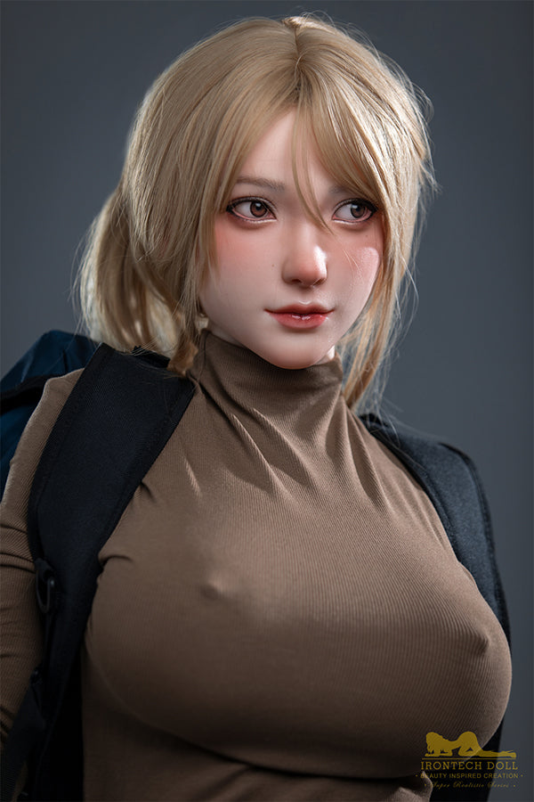 165cm/5ft5 G-Cup Japanese Full Body Tall Silicone Sex Doll - S32 Kitty Natural