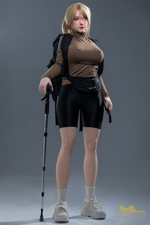 US In Stock - 165cm/5ft5 G-Cup Japanese Full Body Tall Silicone Sex Doll - S32 Kitty Natural