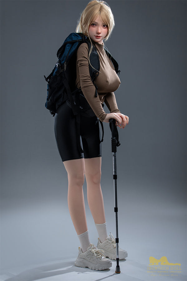 US In Stock - 165cm/5ft5 G-Cup Japanese Full Body Tall Silicone Sex Doll - S32 Kitty Natural