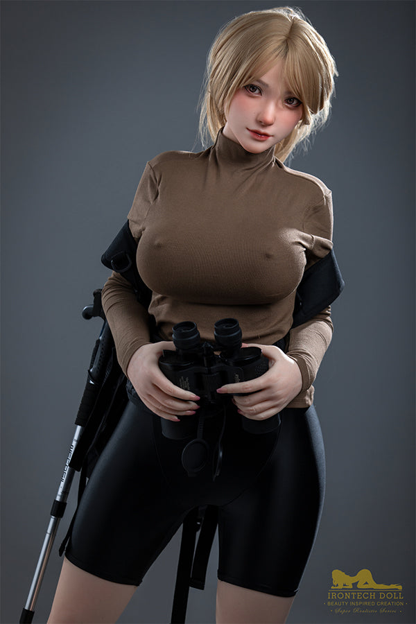 US In Stock - 165cm/5ft5 G-Cup Japanese Full Body Tall Silicone Sex Doll - S32 Kitty Natural