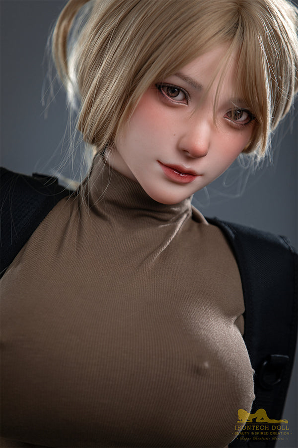 US In Stock - 165cm/5ft5 G-Cup Japanese Full Body Tall Silicone Sex Doll - S32 Kitty Natural