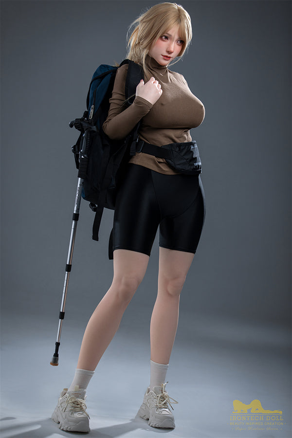 US In Stock - 165cm/5ft5 G-Cup Japanese Full Body Tall Silicone Sex Doll - S32 Kitty Natural