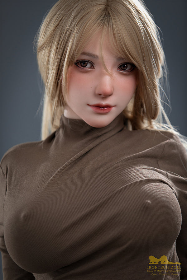 US In Stock - 165cm/5ft5 G-Cup Japanese Full Body Tall Silicone Sex Doll - S32 Kitty Natural