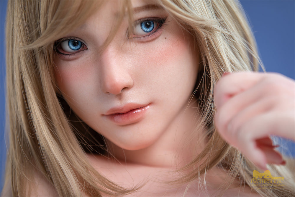 EU In Stock - 165cm/5ft5 G-Cup Silicone Blonde Sex Doll - S32 Kitty Natural
