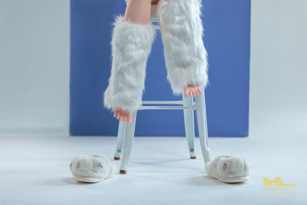 US In Stock - 165cm/5ft5 G-Cup Silicone Blonde Sex Doll - S32 Kitty Natural