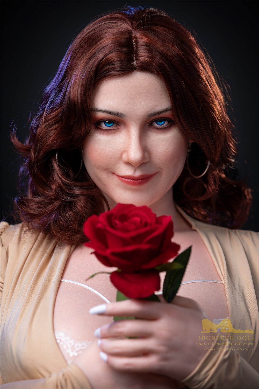 160cm/5ft3 I-cup BBW Big Booty Silicone Sex Doll – S12 Carmel