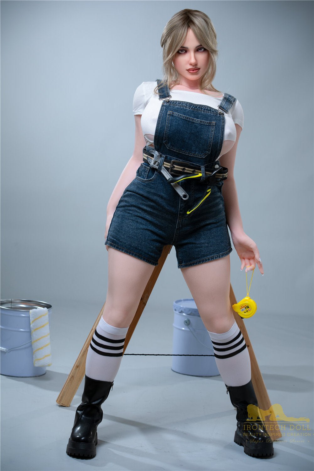 160cm/5ft3 I-cup Fat BBW Big Booty Boobs Silicone Sex Doll – S17 Luna