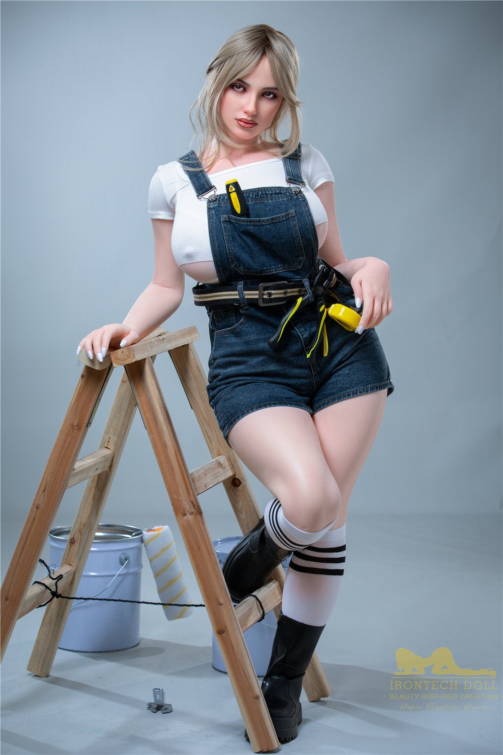 160cm/5ft3 I-cup Fat BBW Big Booty Boobs Silicone Sex Doll – S17 Luna