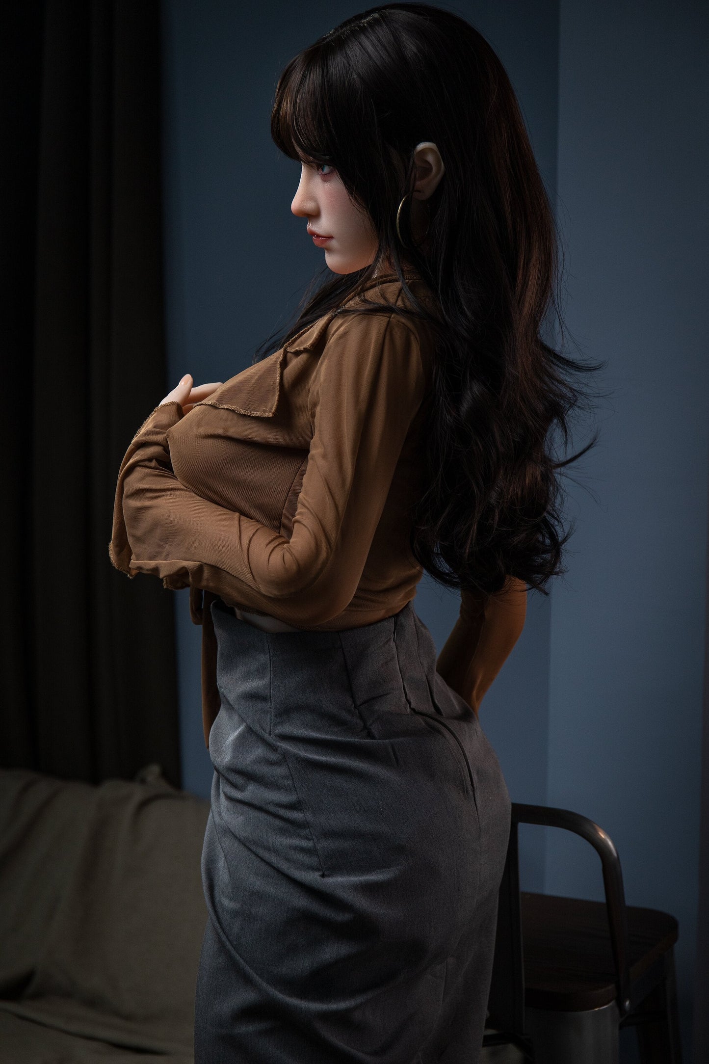 US In Stock - 170cm/5ft7 D-cup Japanese Silicone Head Sex Doll A60 - Boa