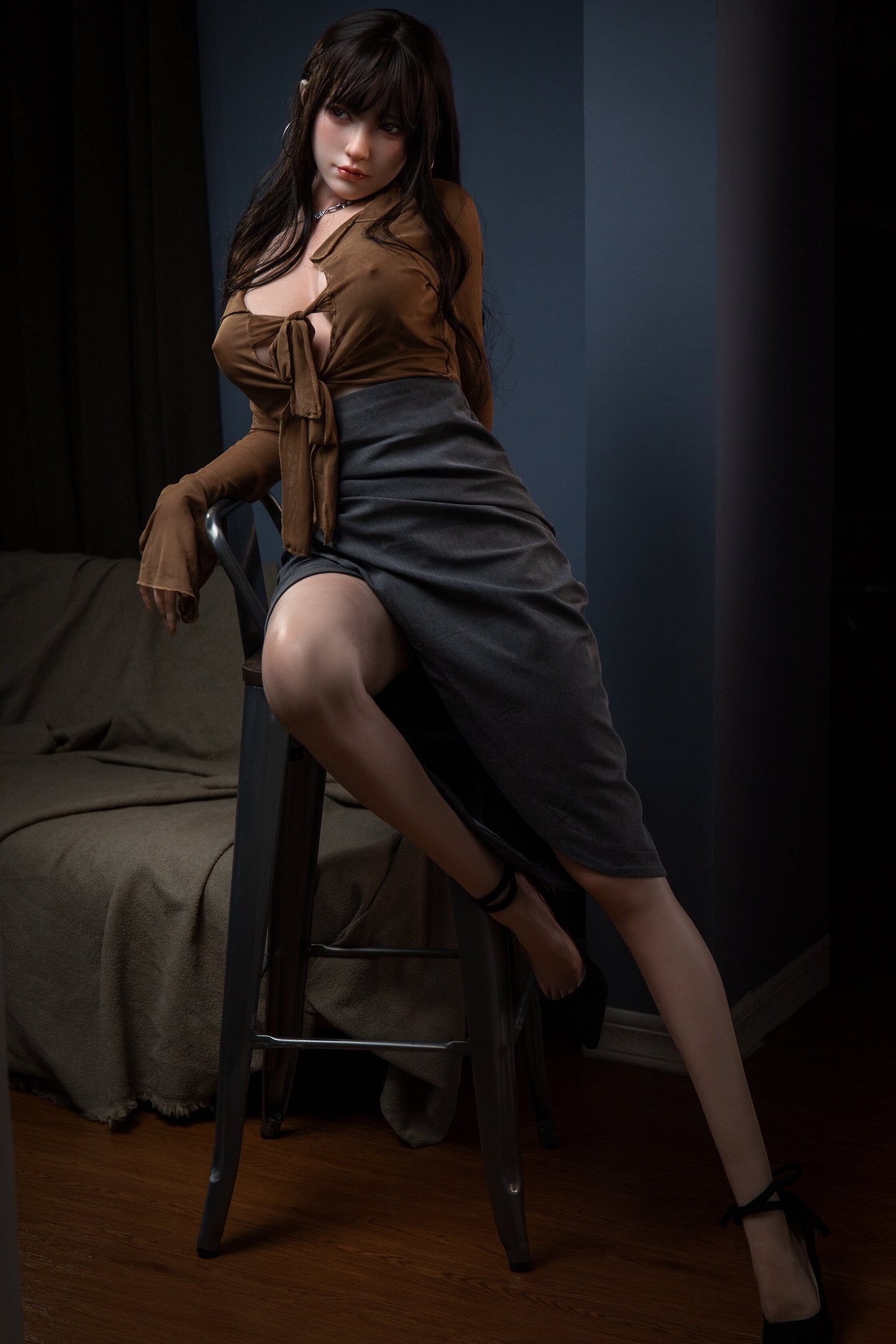 US In Stock - 170cm/5ft7 D-cup Japanese Silicone Head Sex Doll A60 - Boa